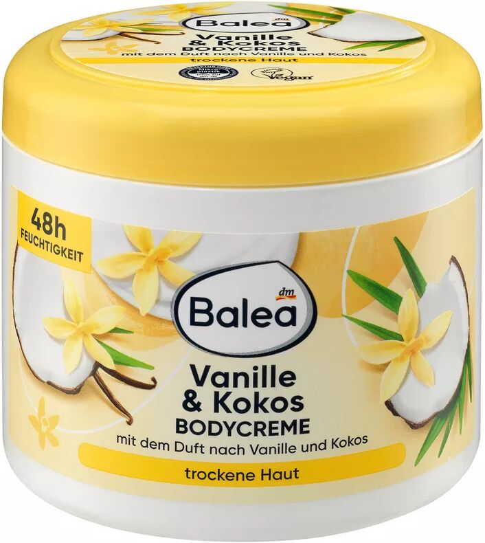 Balea - Bodycreme Vanille & Kokos, 500  ml
