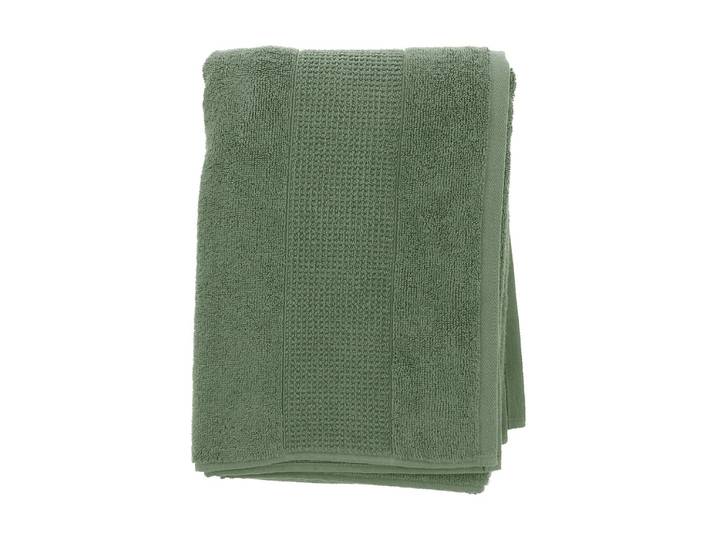 Drap de douche uni kaki TISSAIA