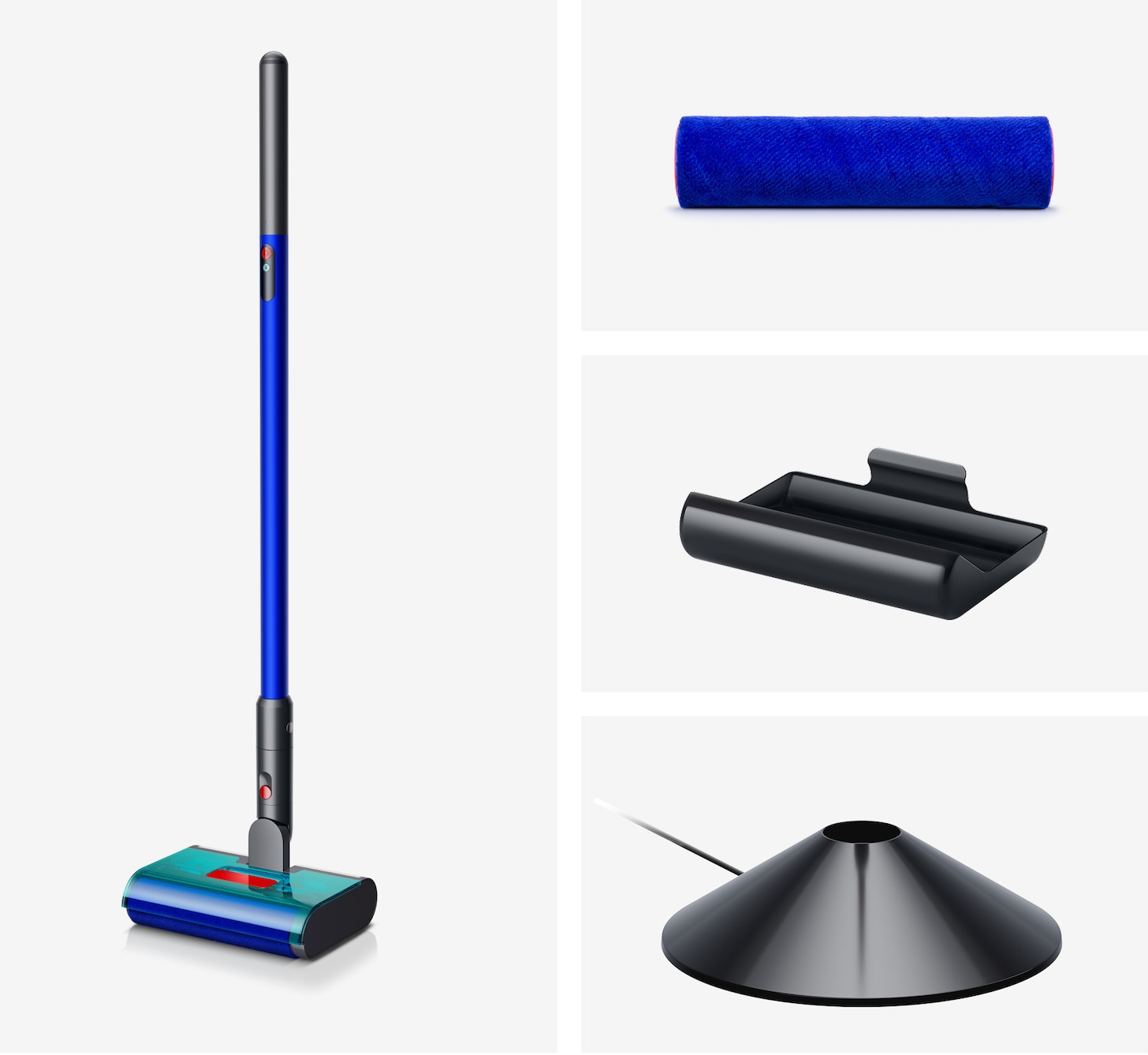 Dyson W1 PencilWash Akku-Handstaubsauger mit Nassreinigungsfunktion Blau