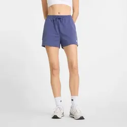 NEW BALANCE Damen Hose Sport Essentials French Terry Short, Größe M in Blau 41500