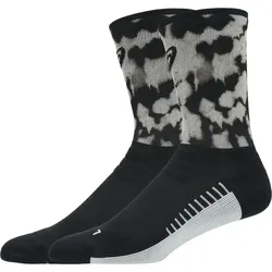 Asics Laufsocken Performance Run Sock Crew, Black/Cream - schwarzweiß / 43-46