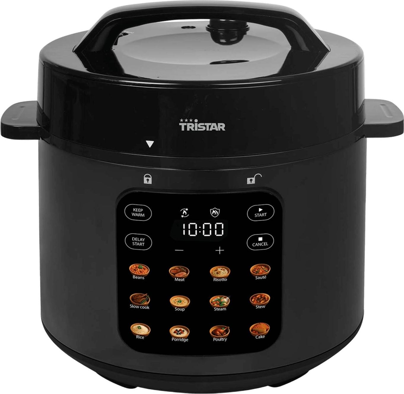 Tristar Digitale Drukpan met 1000 Watt, 6 liter