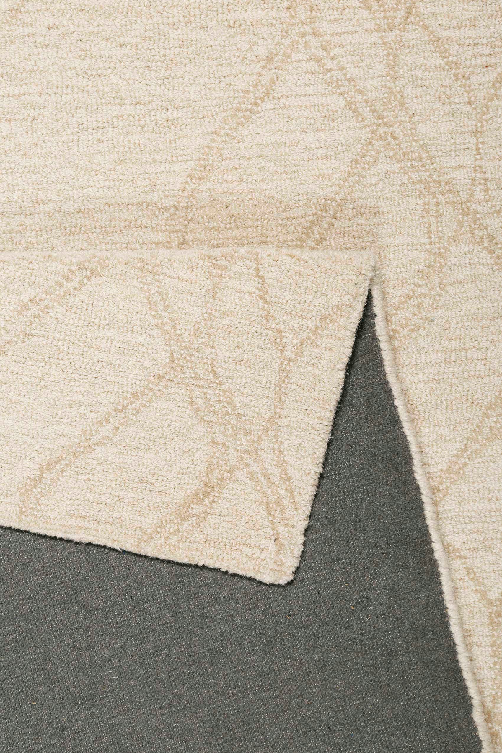 Wollteppich WECON HOME "Hendrik", beige (creme,beige), B:200cm H:8mm L:300cm, Wolle, Teppiche, Wollteppich creme,beige B : 200cm 1 Stk., 8mm, L: 300cm