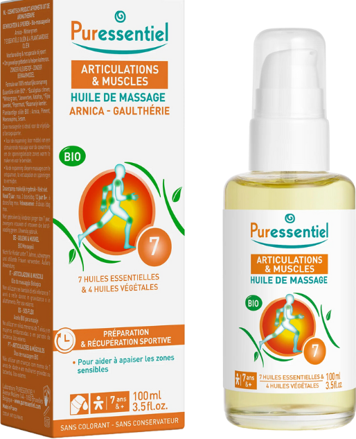 Puressentiel Articulações e Músculos Óleo de Massagem Bio 100ml