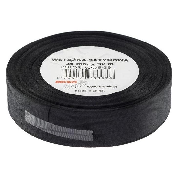 Brewis Schwarzes Satinband 25mmx32m (47593289)