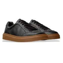 Camper für Herren. K101105-010 Runner Twentyfive Lederschuhe schwarz (41), Wohnung, Schnürsenkel, Lässig