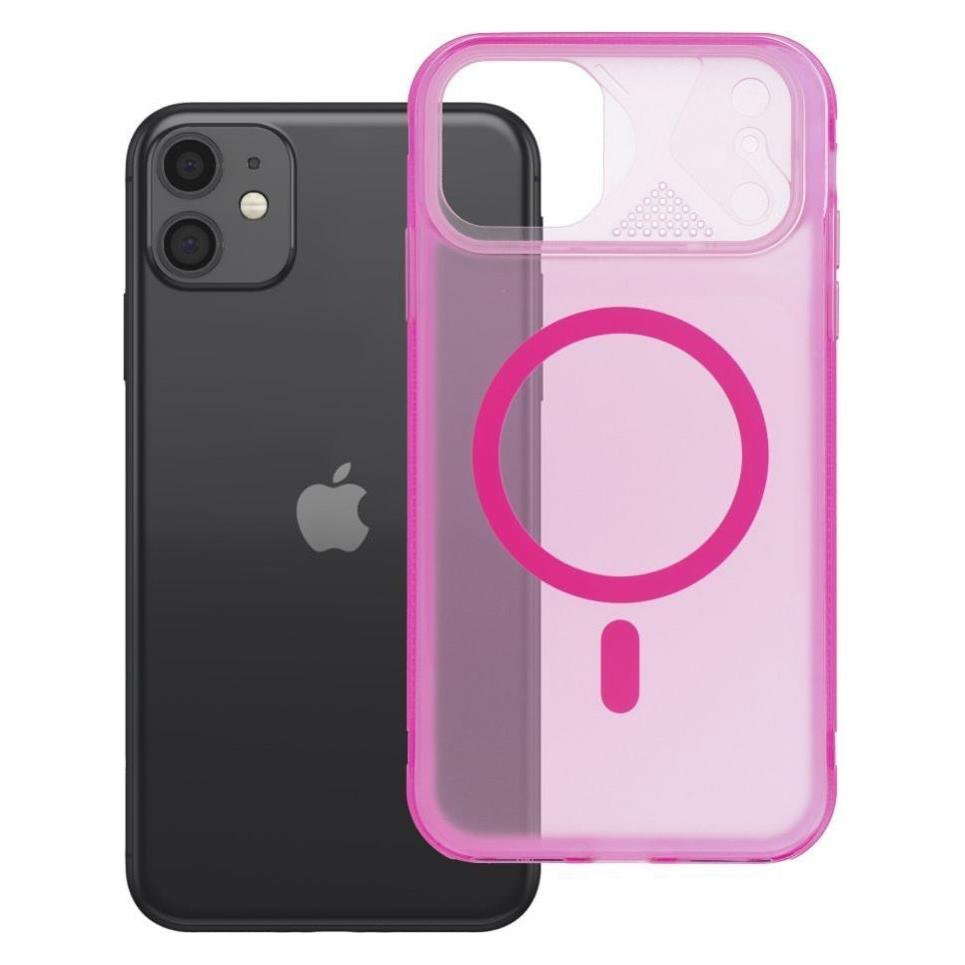 OEM Hülle mit Rückseitendeckel für das iPhone 11 Aurora, MagSafe, rosa (Apple iPhone 11) (74676107)