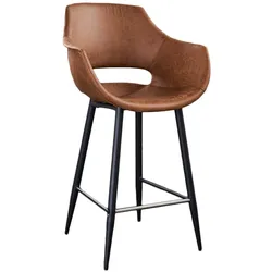 BARHOCKER ZAJA Braun Microfaser
