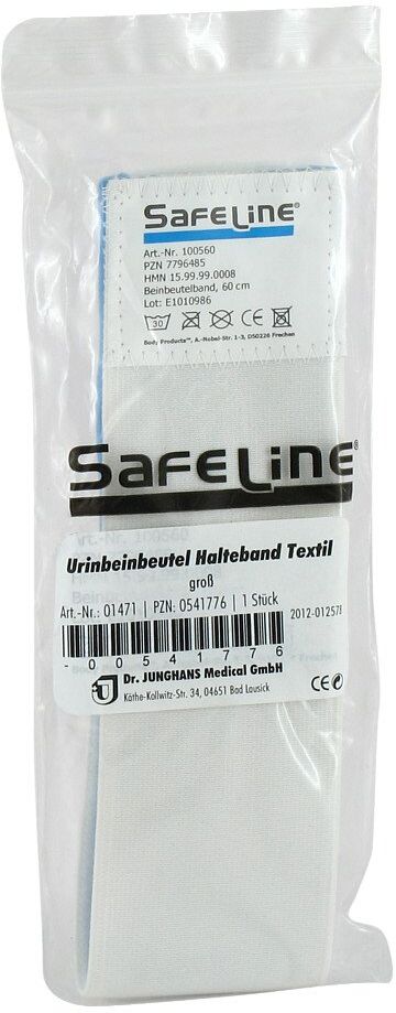 Urin Beinbeutel halteband Textil 56 cm gross 1stk