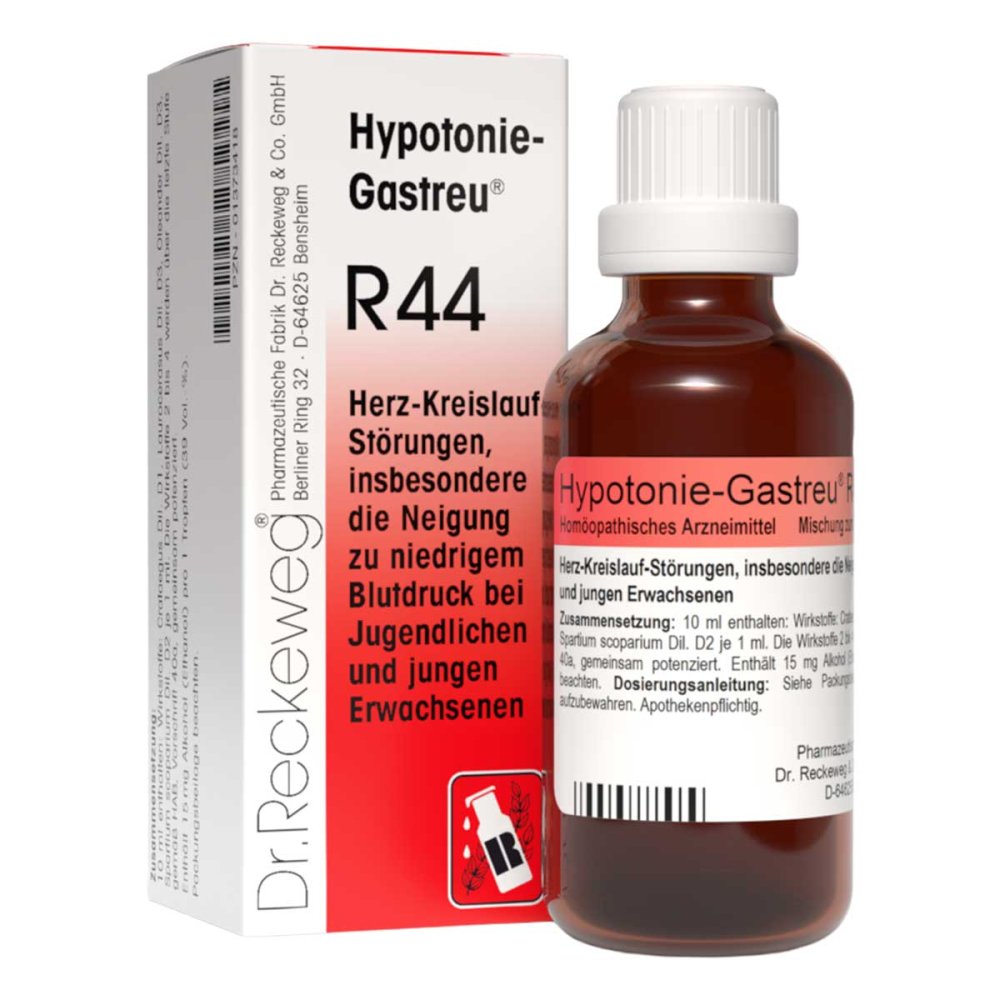 Dr.RECKEWEG & Co. GmbH Hypotonie Gastreu R 44 Tropfen zum Einnehmen 01373418