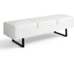 M MCombo 3-Sitzer Sitzbank, Wartebank, Polsterbank Schlafzimmer, Bettbank für Wohnzimmer, Schuhbank Flurbank, W513