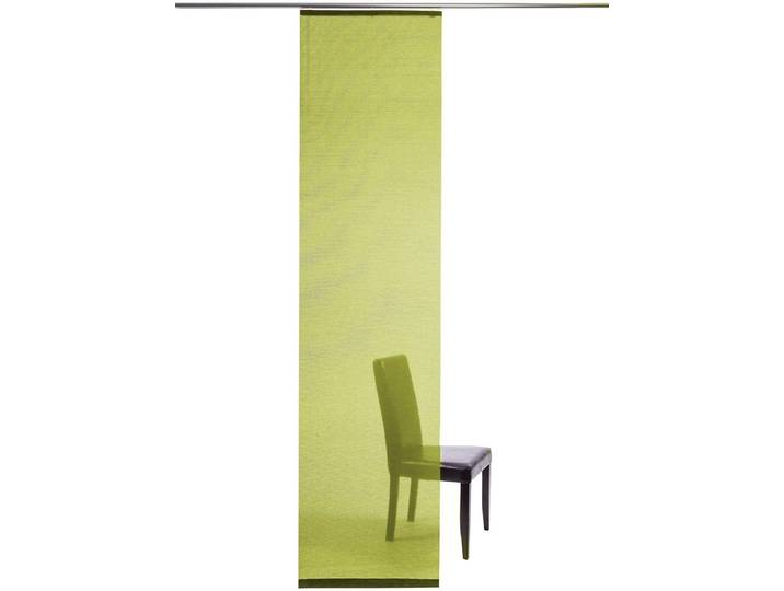 Schiebegardine HOMING Manhattan , grün (limette), B:60cm H:245cm, Polyester, Gardinen, Schiebegardine, modern, Wohnzimmer, Schlafzimmer