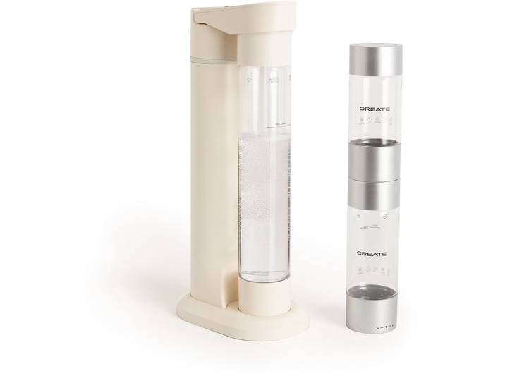 CREATE - Bruiswatermachine 1L + Dubbele Fles - SODA MAKER STUDIO