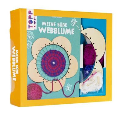 Kreativ-Set Meine süße Webblume (Buch + Material), Taschenbuch von Sabine Heintzen, Frechverlag GmbH, 978-3-7724-4471-5