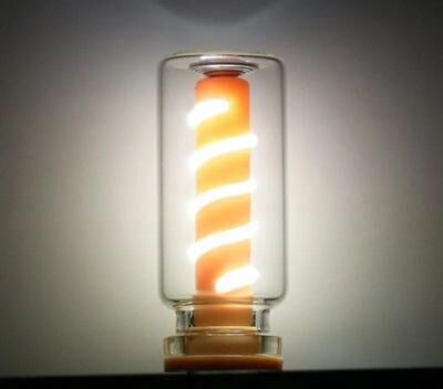 Inspired Living Retro Touch Dimmable USB Mood Lamp With Spring Design white