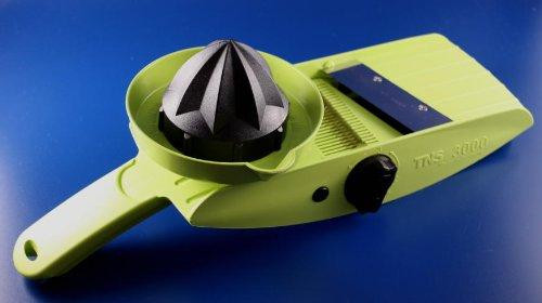 Dripio Multifunctionele groenteschaaf met reservemes, 36 standen, kiwi-groen