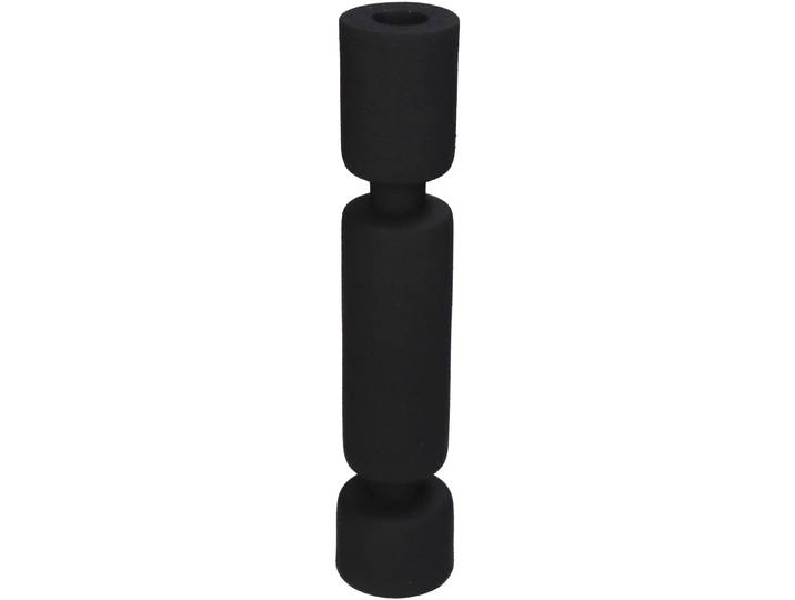 Kerzenständer Refined Urban schwarz Aluminium H 26 cm