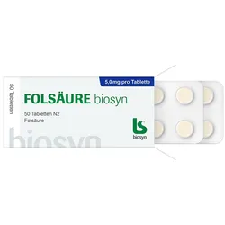 FOLSÄURE BIOSYN Tabletten 50 St