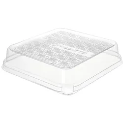 MONOUSO - PLA Deckel für Container 18,5x18,5cm (50 Stück)