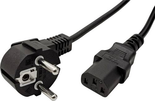 Value Netzkabel, CEE7/7-Stecker & IEC-Bu