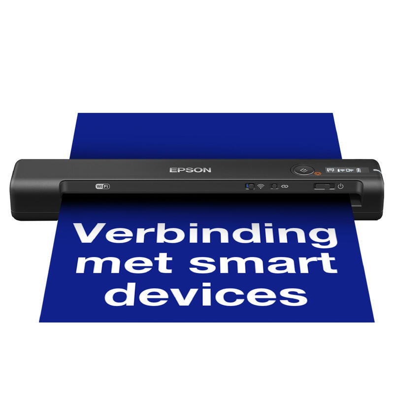 Epson WorkForce ES-60W draagbare scanner, A4, 600 x 600 DPI, zwart