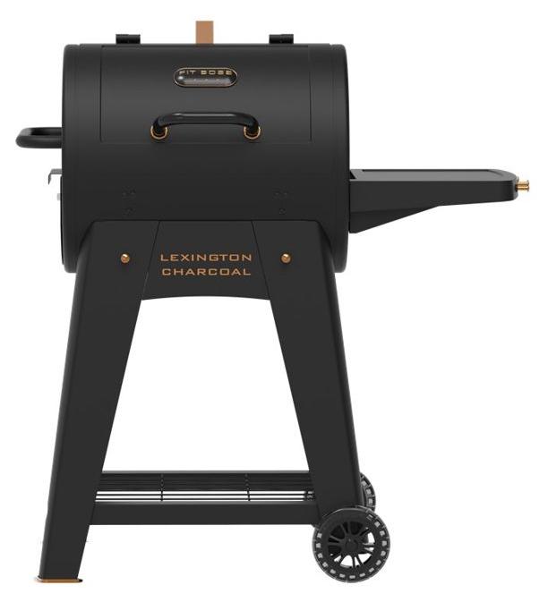 Grill mit Holzkohle, PIT BOSS Onyx Lexington, robuste Konstruktion, modernes Design für Mahlzeiten im Freien