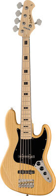 Harley Benton JB-75-5MN NA Vintage Series Natur Hochglanz