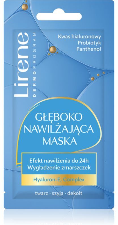 Lirene Face Mask Hyaluron-E Complex deeply moisturising mask 8 ml