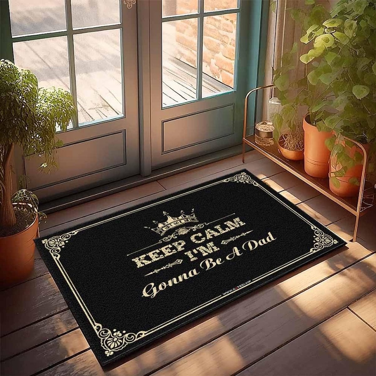 Duurzame antislip deurmat - 65 x 90 cm