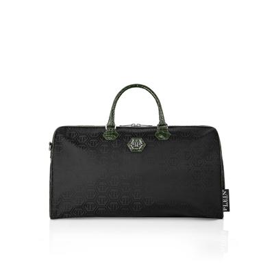 Handtasche PHILIPP PLEIN "Monogram", Kinder, schwarz (02, schwarz), Taschen Handtasche