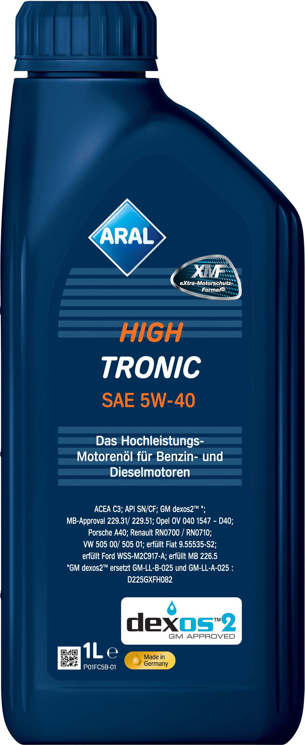 Aral Motoröl Hightronic 5w-40 [1l] 15f47b 1l