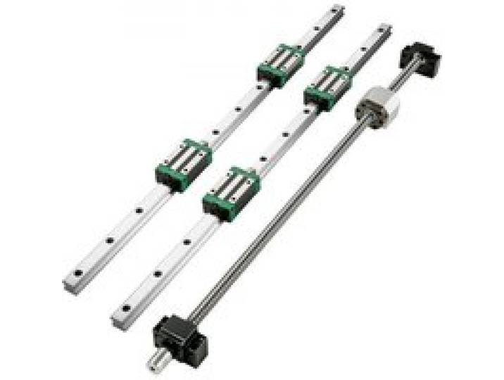 VEVOR Miniature Rail Linéaire Guide HGR20-1000mm Rails et roulements linéaires CNC pour les machines d'automatisation telles que les routeurs CNC bricolage les tours les machines-outils