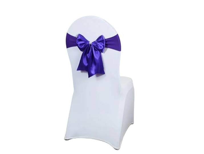 Stuhlschleifen für Hochzeiten 10/50/100PCS Satin Schärpen for Hochzeit Stühle Schleifen Krawatten Spandex passen alle Dekoration Hotel Geburtstag Party(15,100pcs)