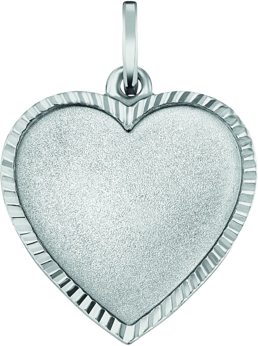 Kettenanhänger ONE ELEMENT "Herz Herz Anhänger aus 925 Silber", silber, Schmuckanhänger, Damen, Silber 925 (Sterlingsilber), Kettenanhänger