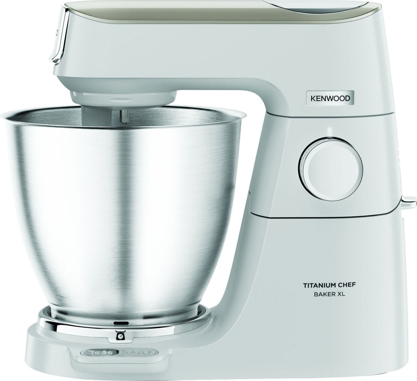 Kenwood Titanium Chef Baker XL, 7 l, Weiß, Drehregler, Mixen, Edelstahl, Metall