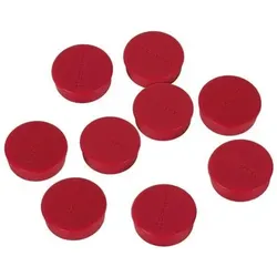 Magnete (8er-Set) - ROT f. Whiteboard, Magnettafel, Schaukasten