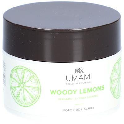 Umami Woody Lemons Soft Body Scrub Bergamot & Ceder 250 ml Creme