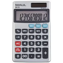 MAUL Taschenrechner M112 silber