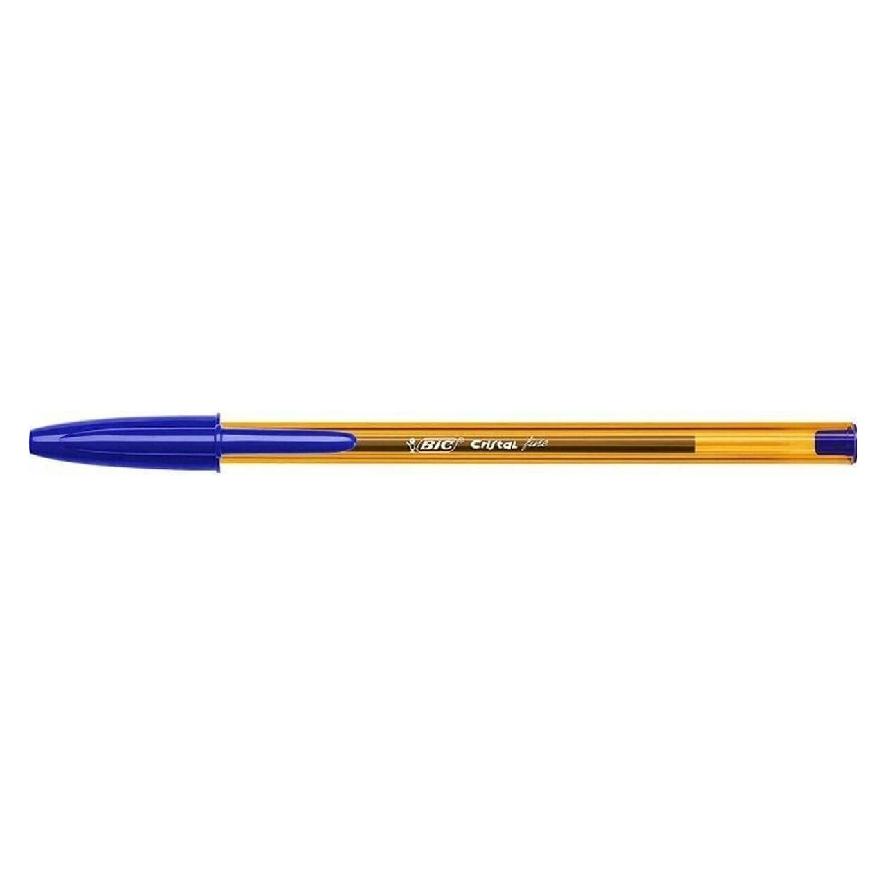 Bic Kugelschreiber Cristal Original Fine transparent Schreibfarbe farbsortiert, 10 St. (10x) (516356)
