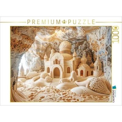 CALVENDO Puzzle Skulptur aus Sand | 1000 Teile Lege-Größe 64x48cm Foto-Puzzle für glückliche Stunden
