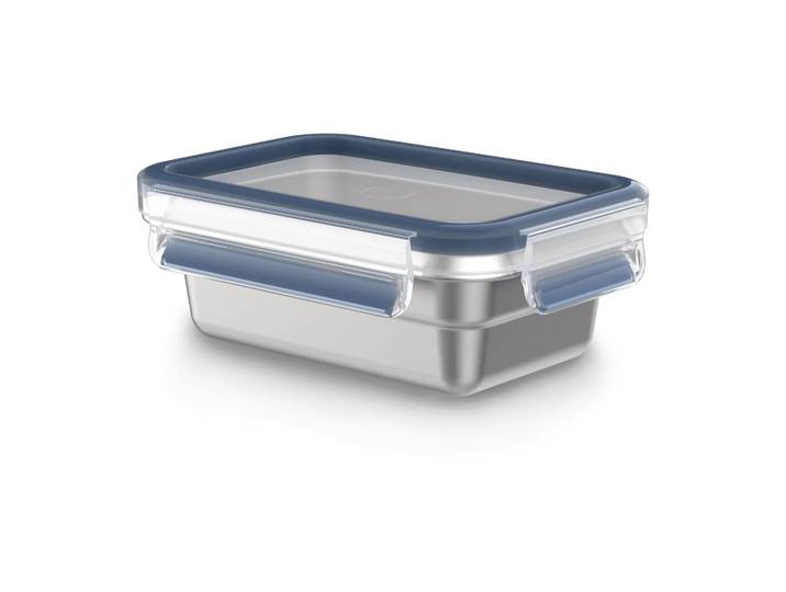 Tefal Boîte à lunch rectangulaire en acier inoxydable MasterSeal 0,5 L