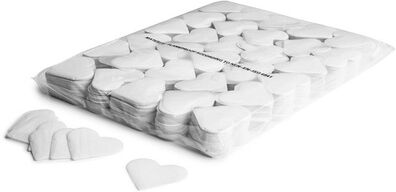Magic FX Confetti Hearts White