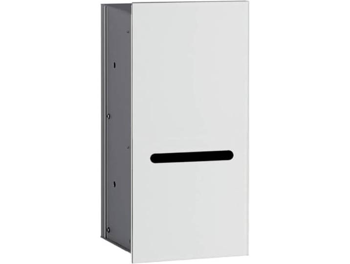 emco asis module 2.0 toiletpapiermodule - Inbouwmodel, deurscharnier links, 972427422, Kleur: Aluminium/Optiwit