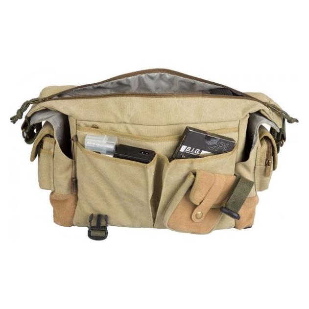 Kalahari KAPAKO K-32 Fototasche, canvas khaki (Kamera Schultertasche) (440032)