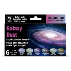 Vallejo Colorshift Galaxy Dust Set (77092) - 6 Farben