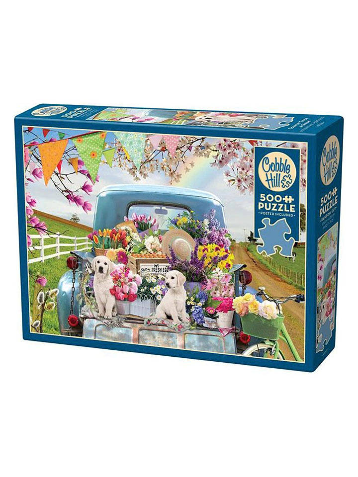 COBBLE HILL PUZZLES 500tlg. Puzzle "Beladener Truck im Frühling" - ab 12 Jahren - onesize