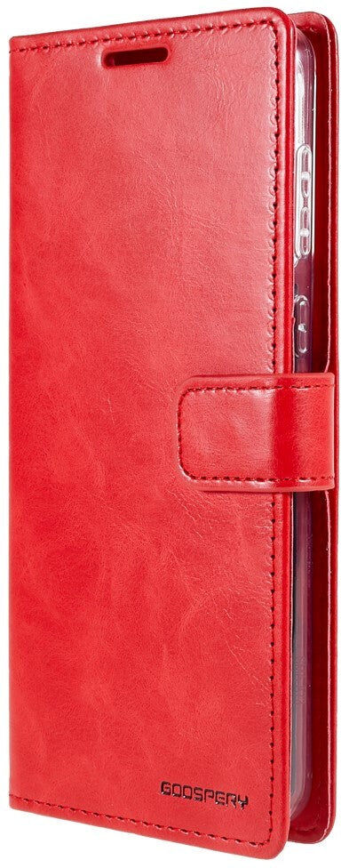 Mercury GOOSPERY Blue Moon Samsung Galaxy A73 (5G) Læder Cover m. Pung - Rød