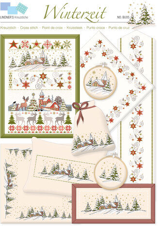 buttinette Stickvorlage "Winterzeit"