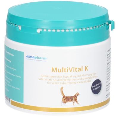 Multivital K Ergänzungsfuttermittel für Katzen 250 g Pulver