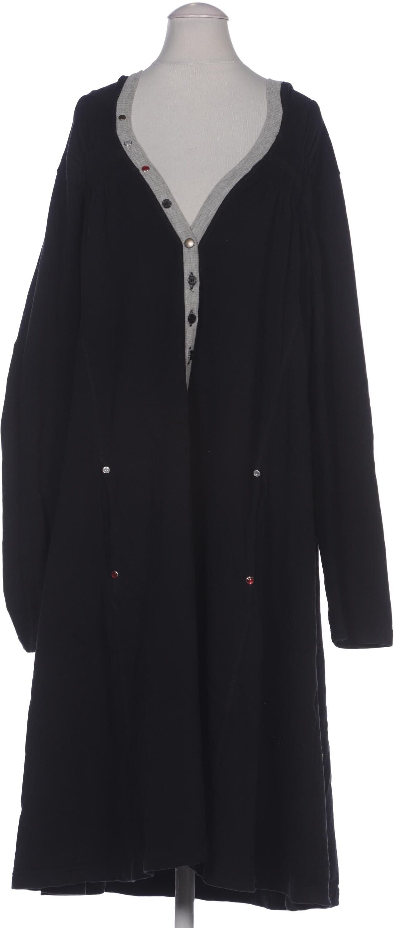Simply Be Damen Kleid, Schwarz, Gr. S, Baumwolle / Elasthan - Second Hand